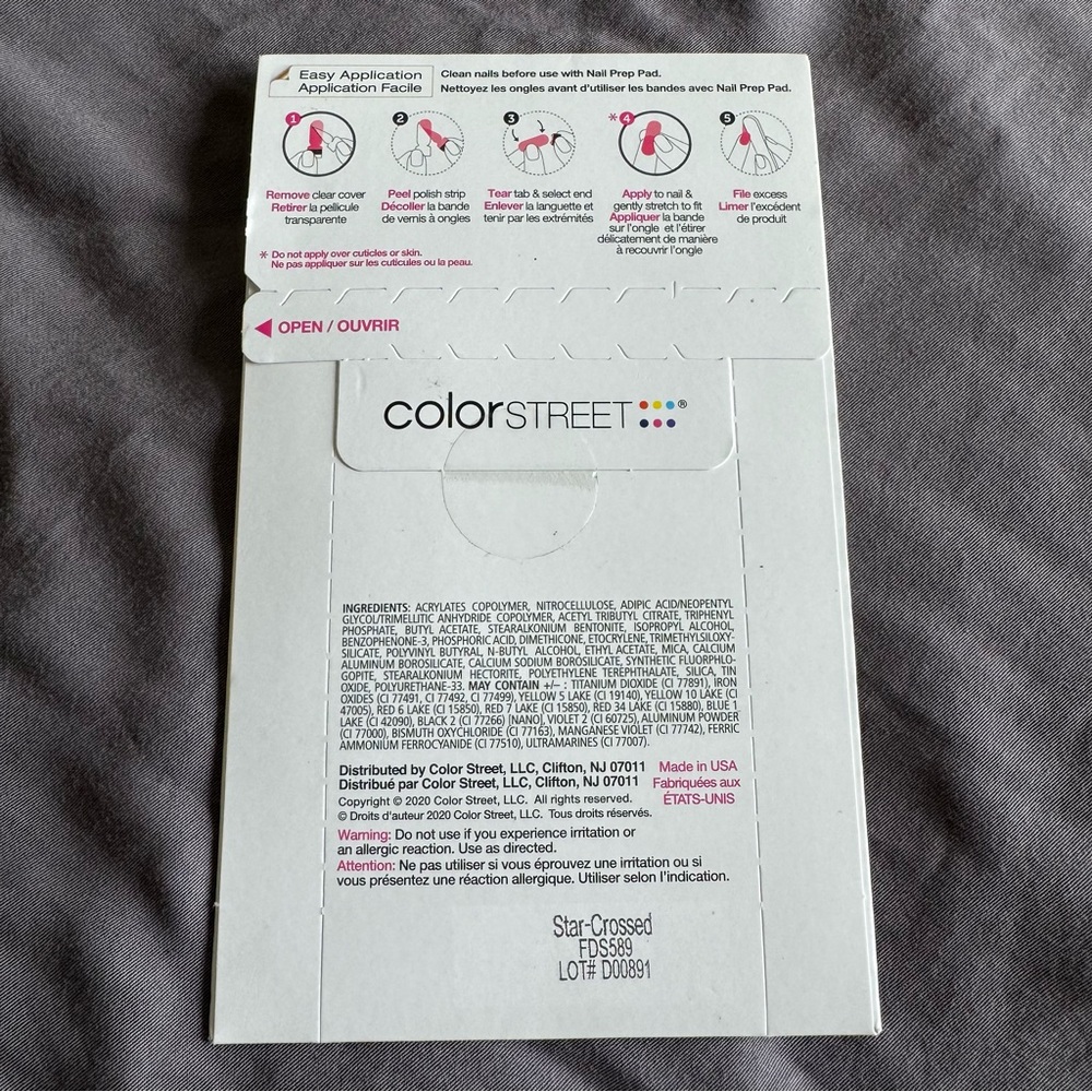 *Retired* Color Street: Star-Crossed | Sun Moon Pink Orange Blue Celestial - Picture 4 of 12